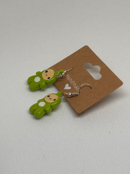 Pendientes caseros de TV Tubies