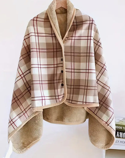 Plaid Cape Blanket