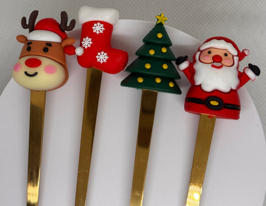 Christmas Coffee Spoons And Forks Set