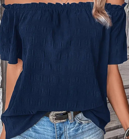 Blusa con hombros descubiertos